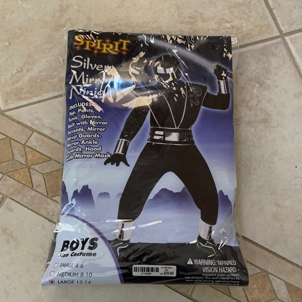 Silver Mirror Ninja - size L